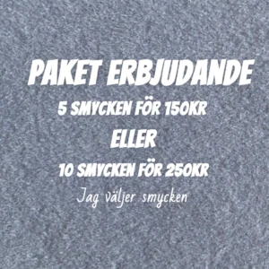 Smycken  - 24 timmar. Frakt 22kr 