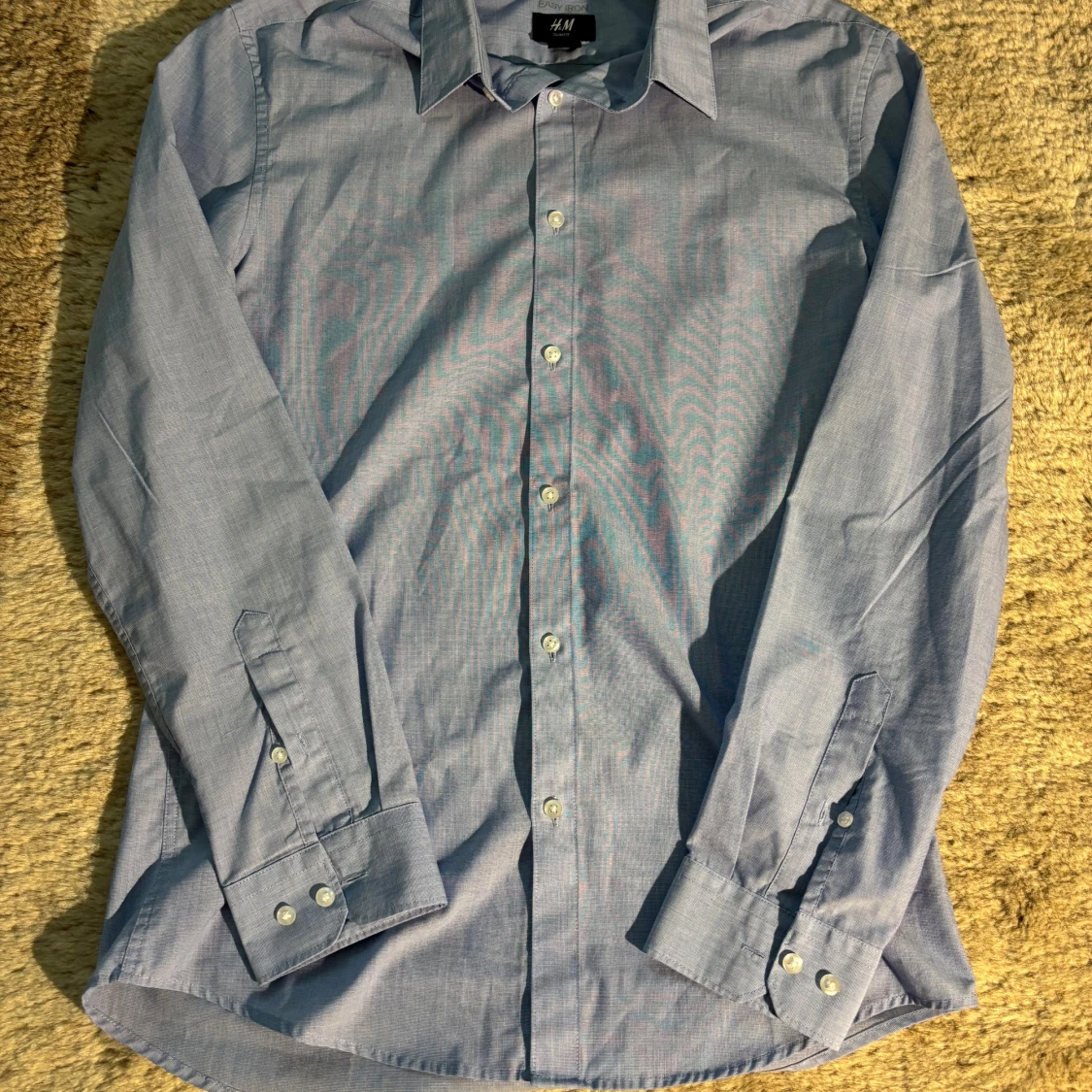 Ljusblå slim fit skjorta från H&M - 1