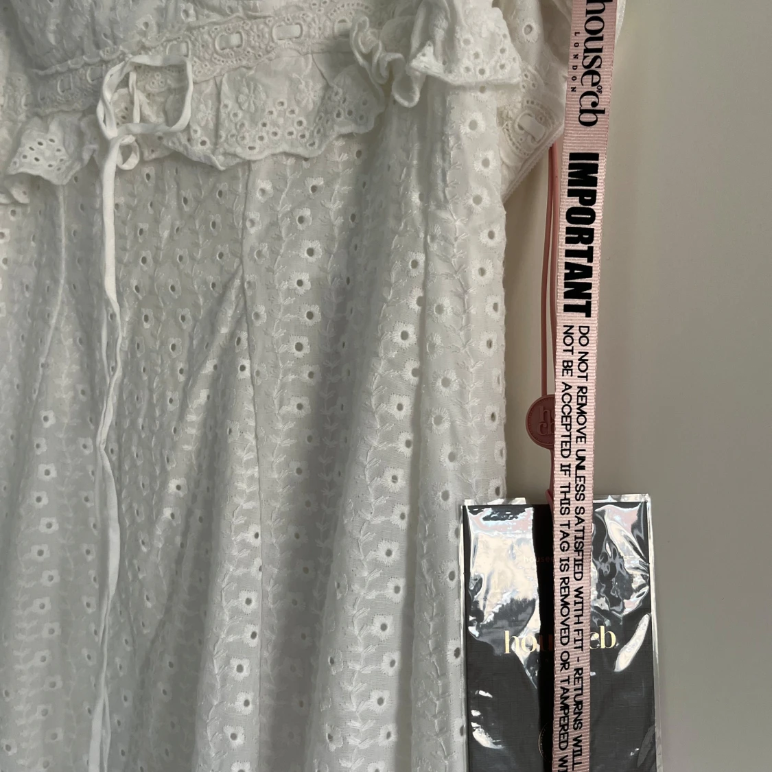 Eve White Maxi dress House of CB - 1