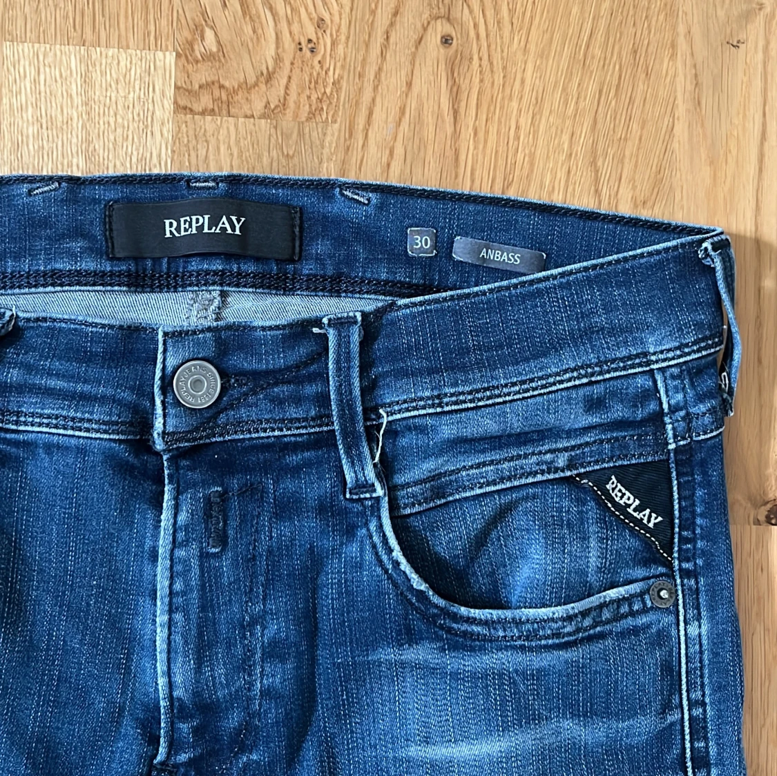 Replay Anbass blå jeans - 3