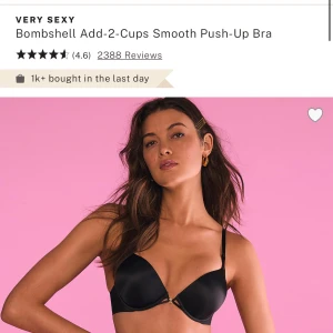 Victoria secret Bombshell bh - Så snygga Victoria secret bombshell Add 2-cups smooth push up bh. Säljer BÅDA för priset, köpte ett par för 800kr/st. Har även digitalt kvitto. Storlek 32A/70A. Bra skick:) 