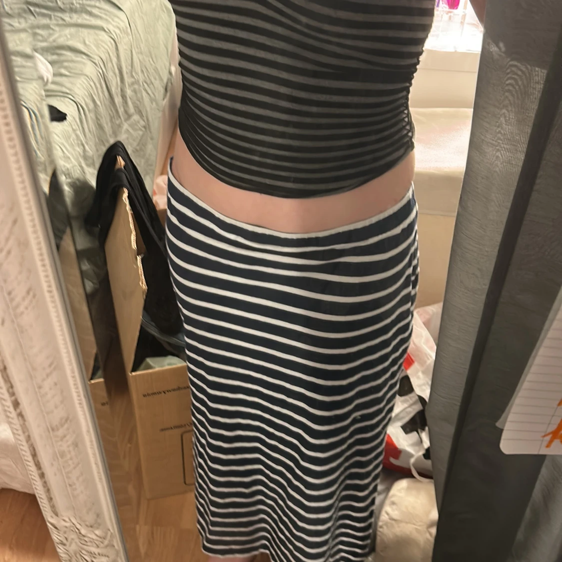 Randig långkjol från Lindex - 1