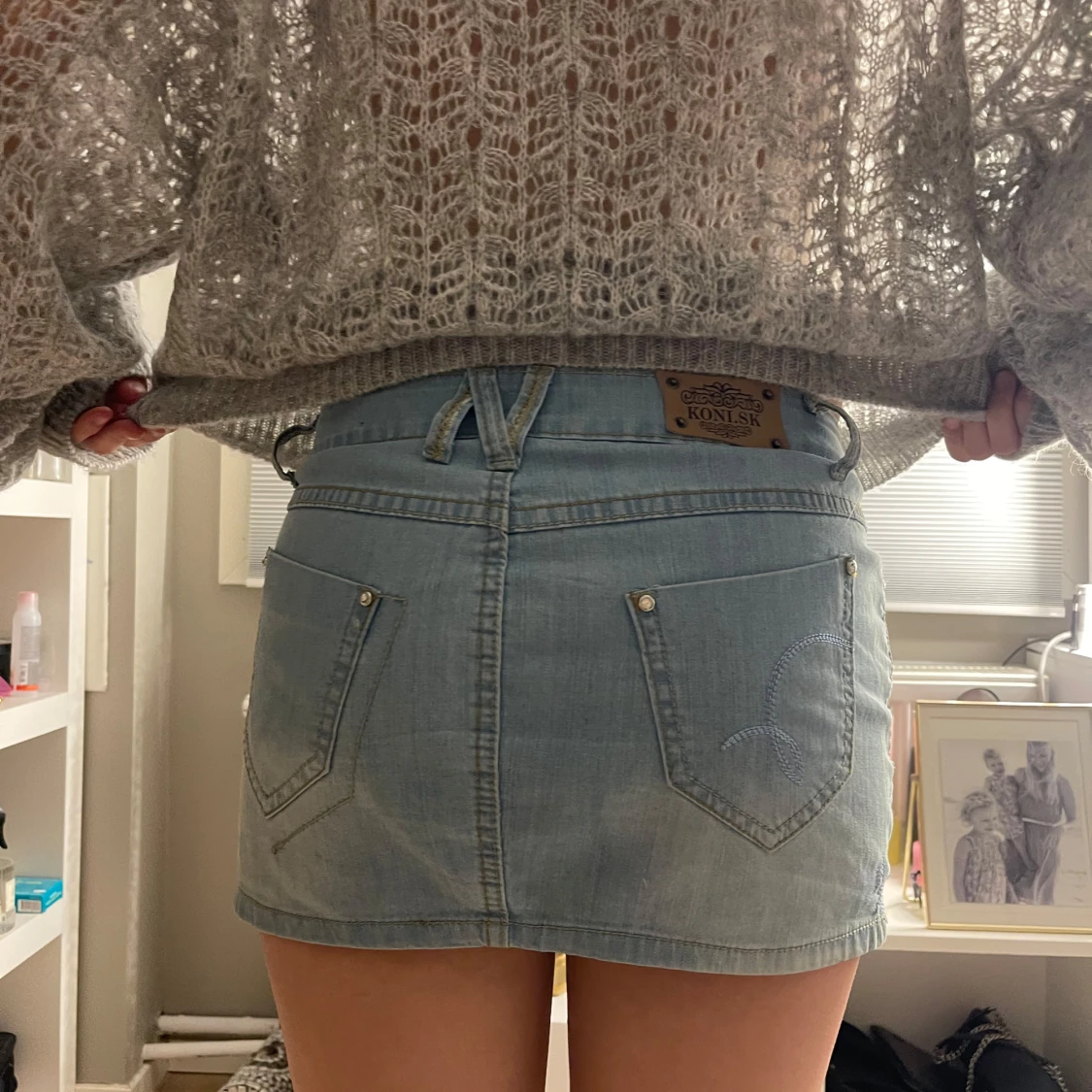 Ljusblå jeanskjol från Konlsk - 1