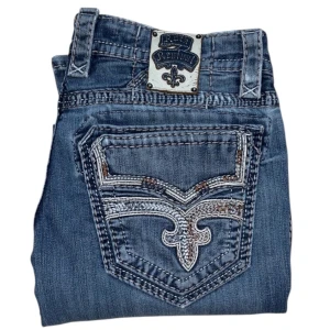 Rock Revival jeans - Rock Revival jeans Bootcut fit. Fläckar (bild 3) W36 [Ytterbenslängd 106cm] [Innerbenslängd 79cm] [Midja 48cm] [Benöppning 25cm]