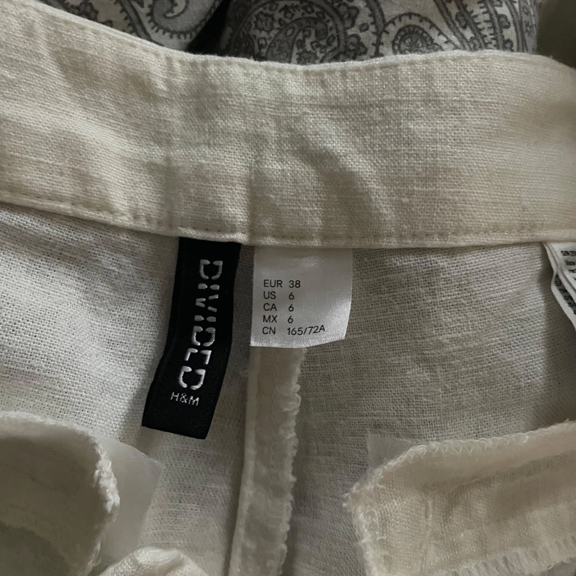 Vita linnebyxor från H&M  - 2