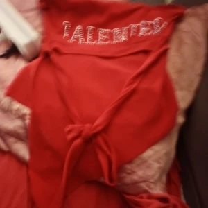 Röd topp från Talented - Snygg röd topp från Talented med knyt i midjan och broderad logga upptill. Perfekt för dig som vill sticka ut med en färgstark look. Toppen har en enkel men trendig design och är superenkel att styla.