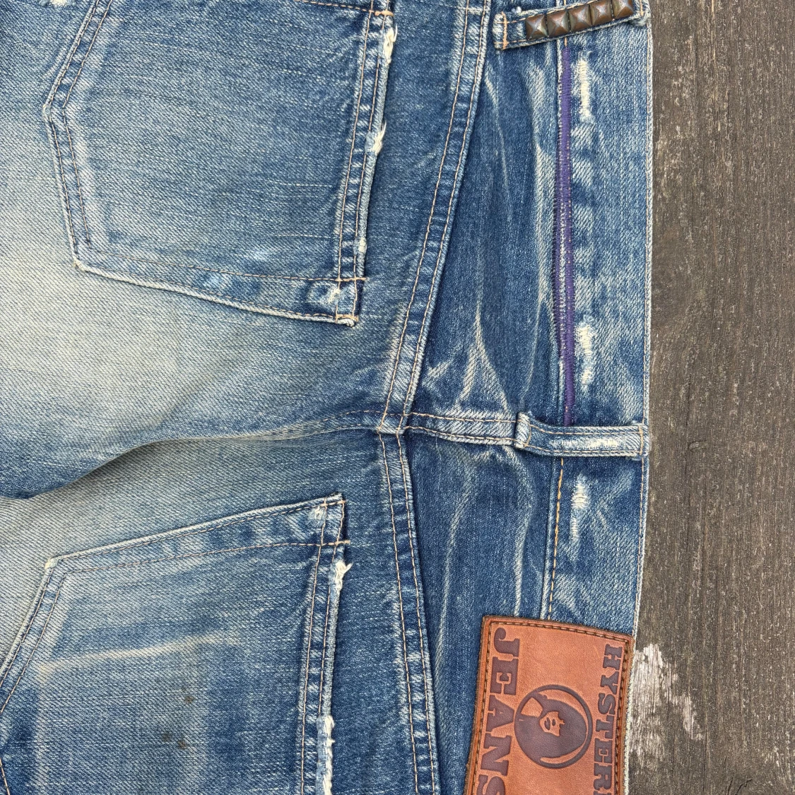 Distressed blå jeans från Hysteric Glamour - 3