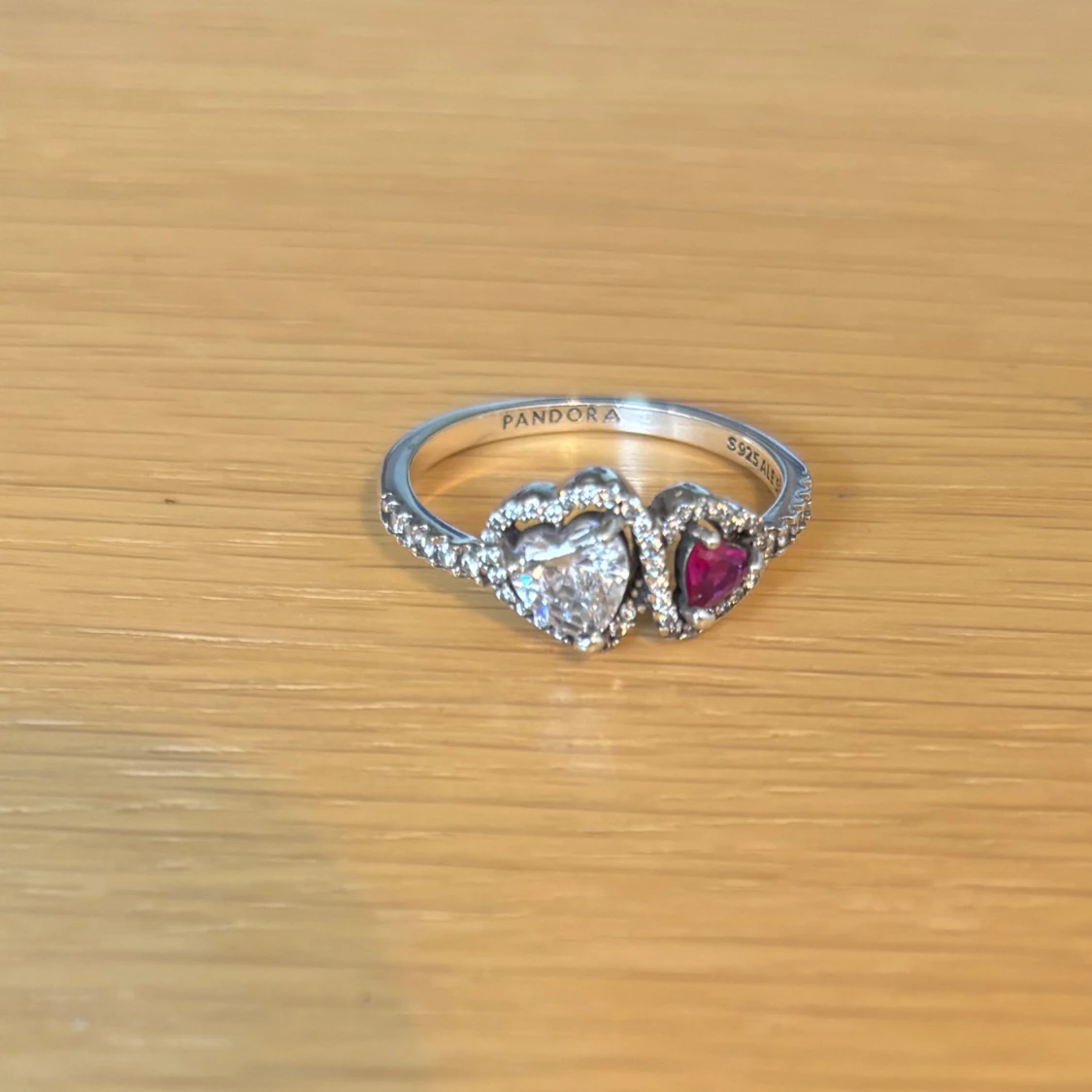 Pandora silverring med hjärtan - 3