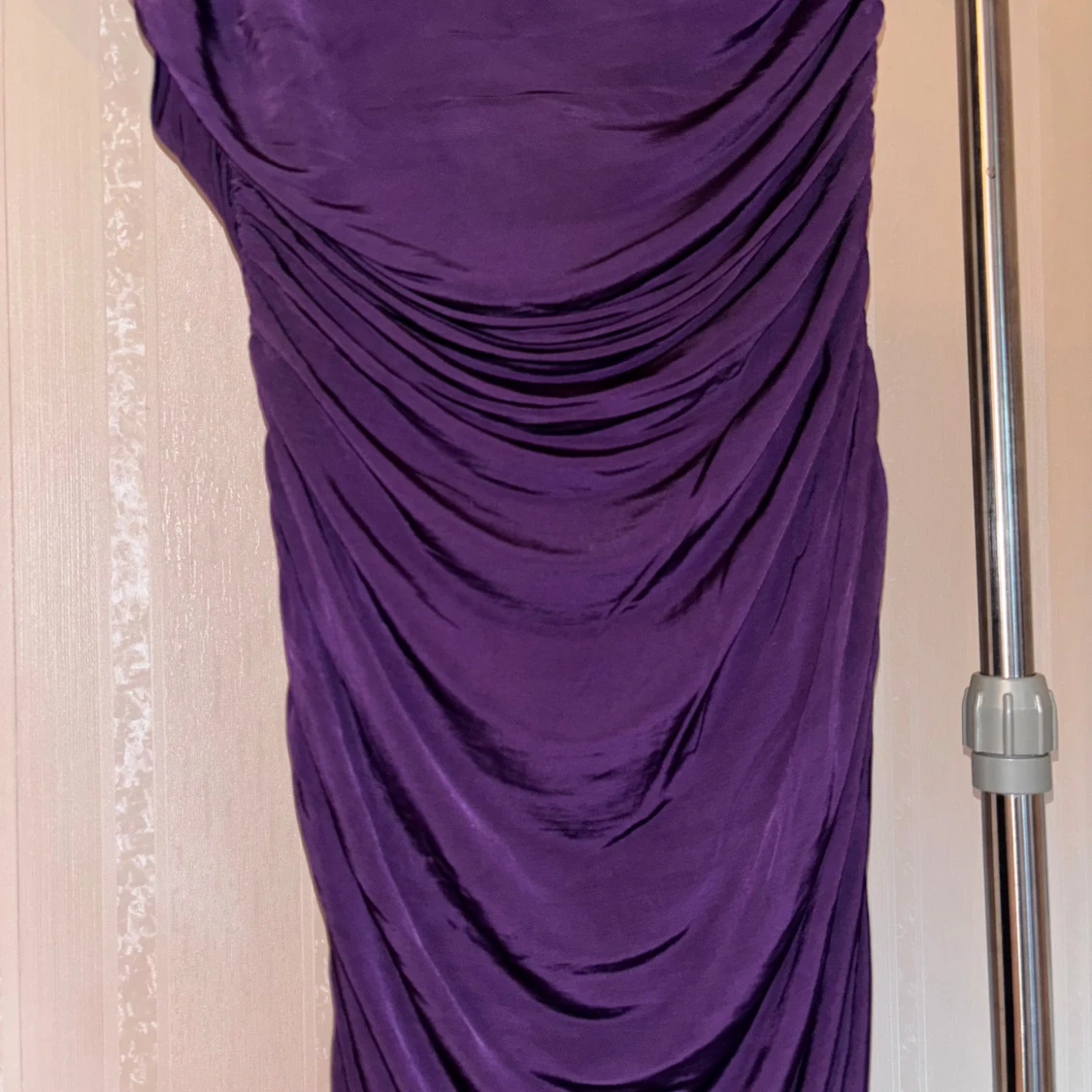 Lila one shoulder (fest)klänning H&M - 1