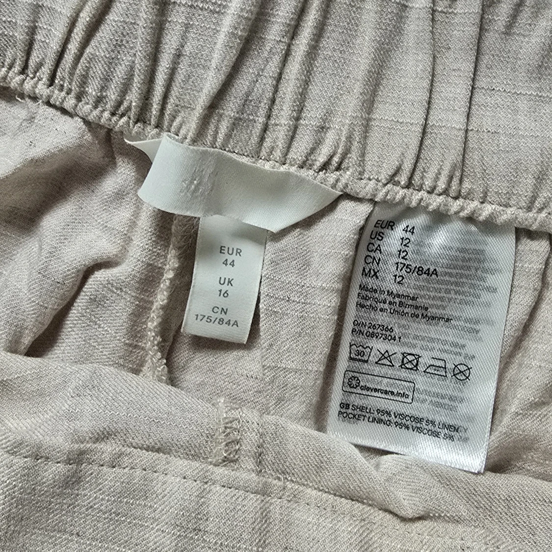 Beiga vida linnebyxor i storlek 44 - 1