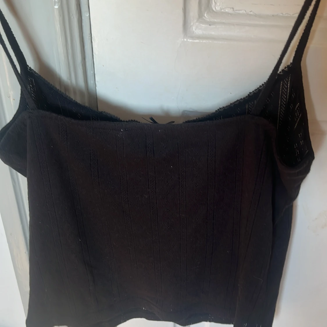 Svart stickad linnetopp från Nelly - 2