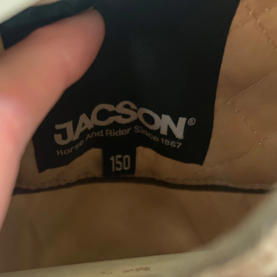 Beige quiltad stalljacka från Jacson - 2