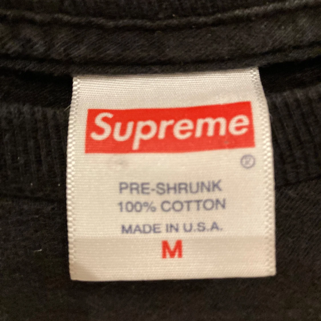 Svart Supreme t-shirt med tryck - 2