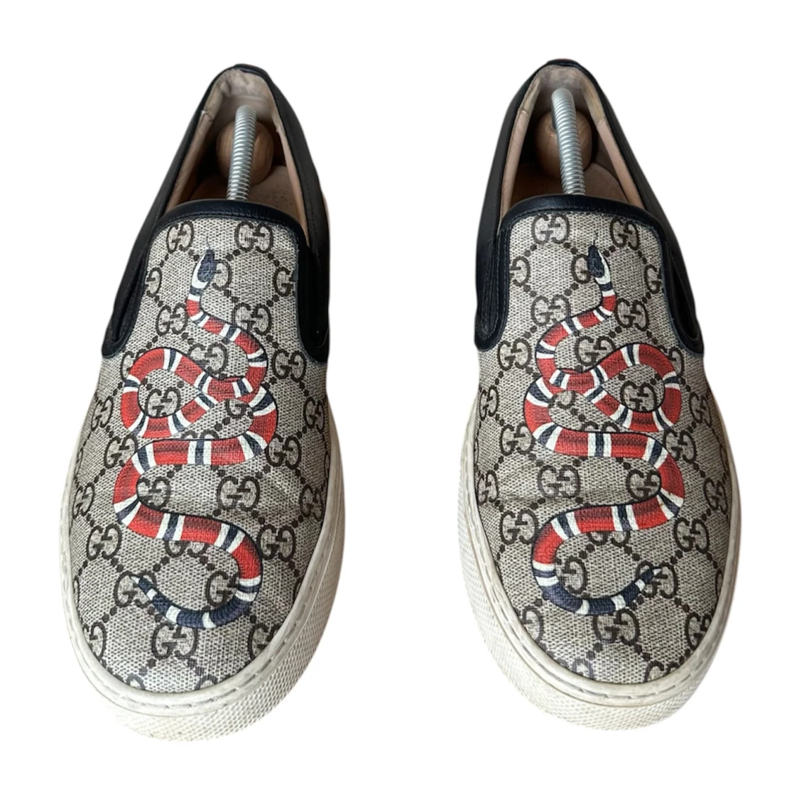 Gucci snake slip ons  - 1
