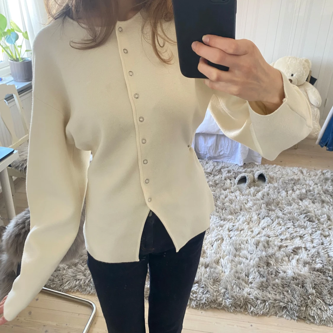 Beige kofta från Gina Tricot - 4