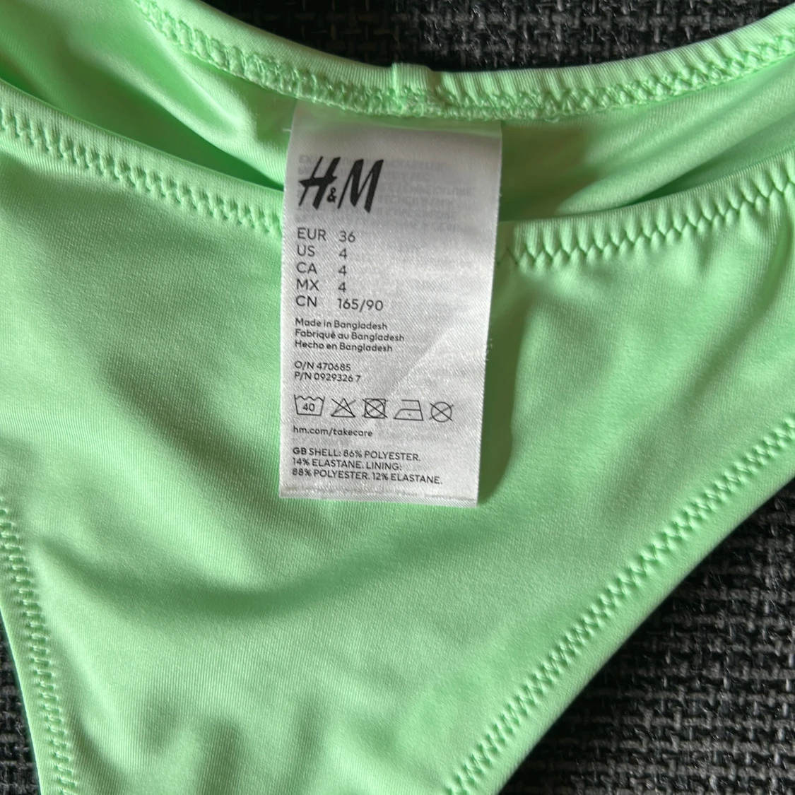 Två bikiniunderdelar från H&M och Eco - 1