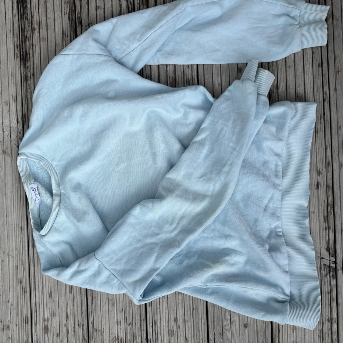 Ljusblå sweatshirt  - 3