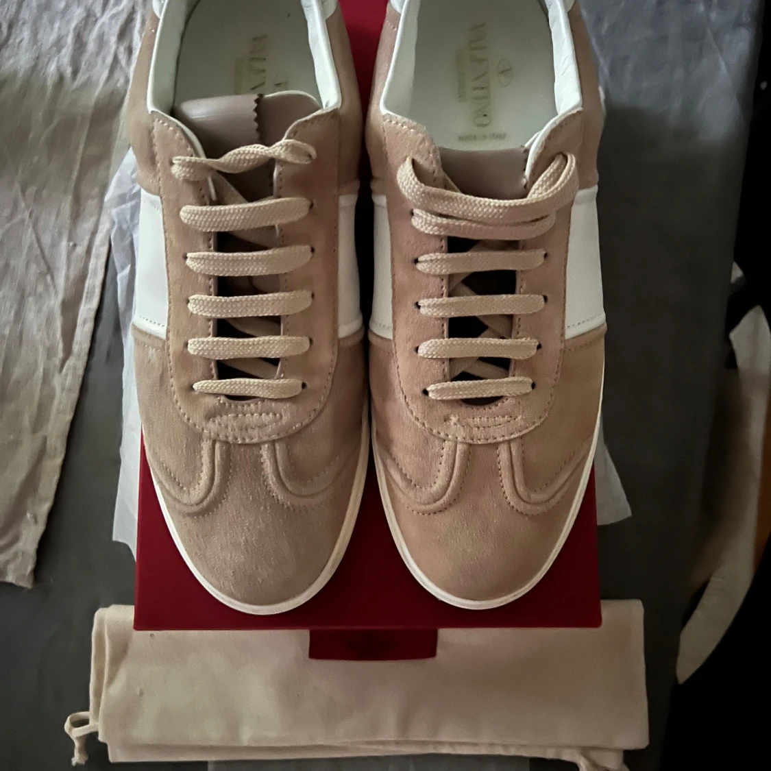 Valentino Rockrunner sneakers beige/vit - 1