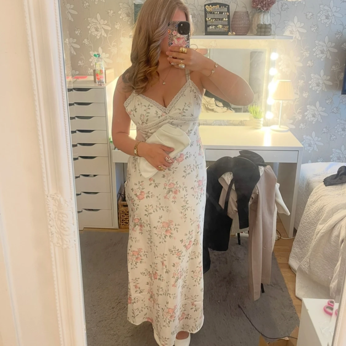 Svart långklänning