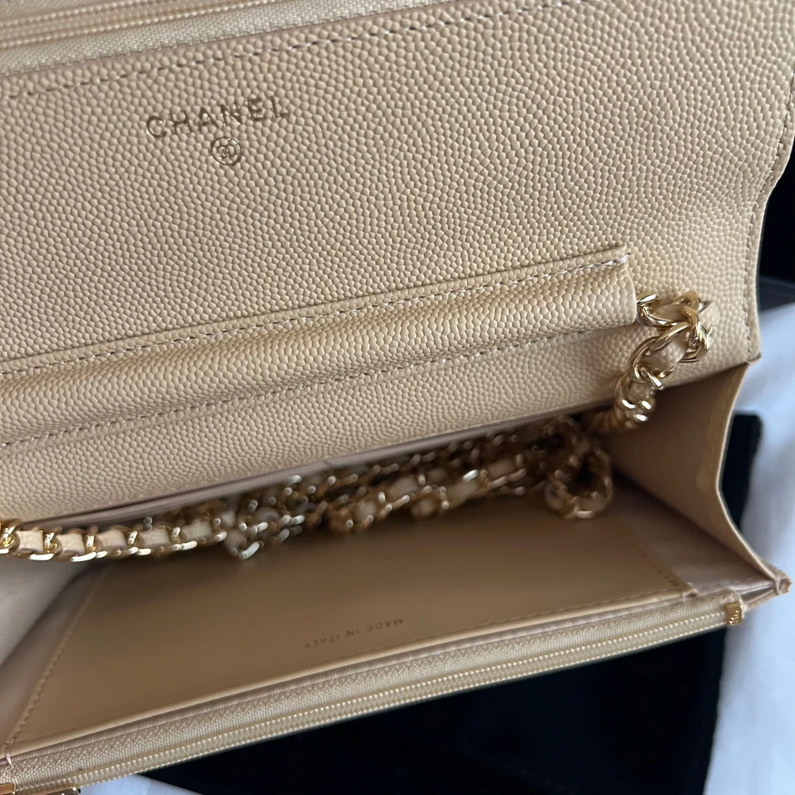 Butter yellow quiltad axelväska - 4