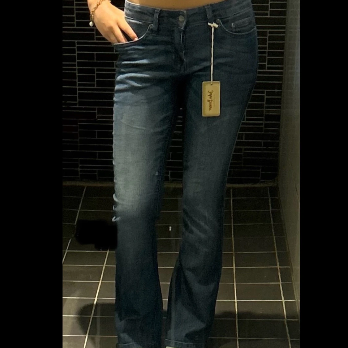 Lågmidjade jeans - 2