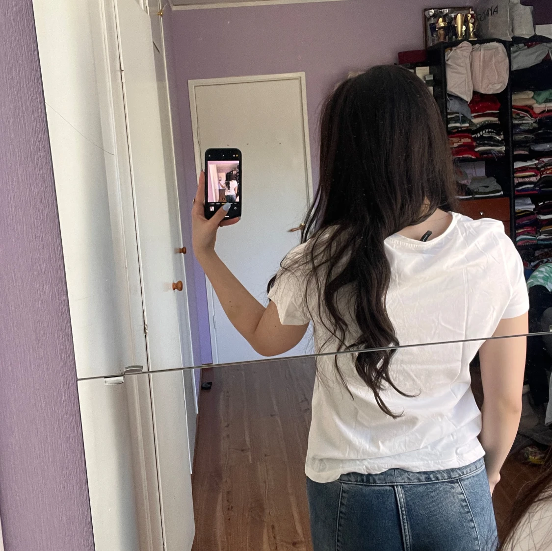 Vit t-shirt med tryck från Vero Moda - 1