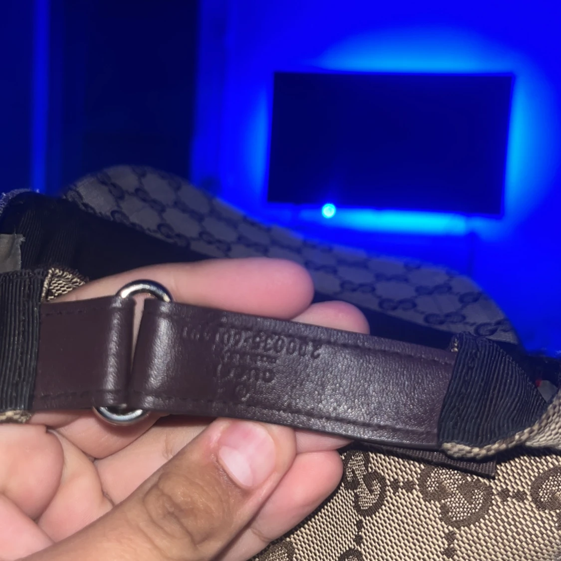 Beige keps från Gucci med GG-mönster - 4