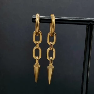 Handgjorda örhängen  - Rostfritt stål