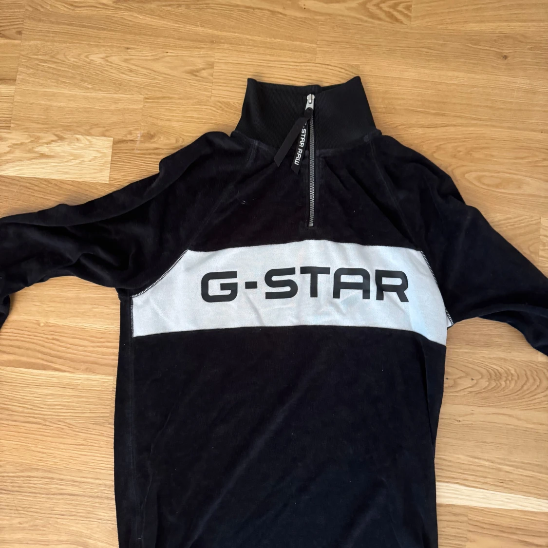 Svart half zip tröja från G-Star