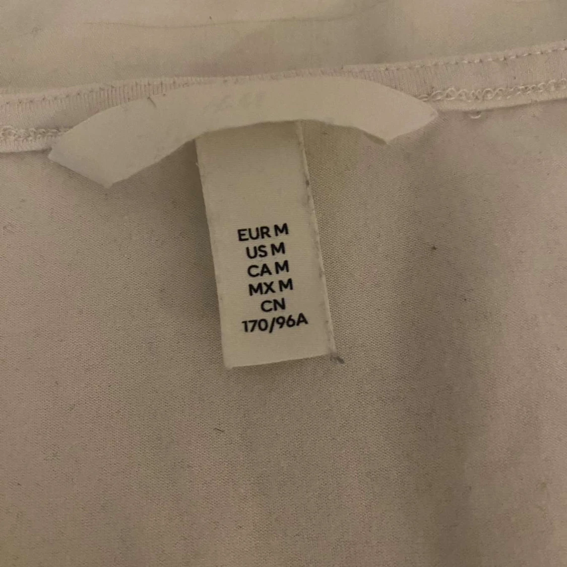 Vit långärmad topp - 1