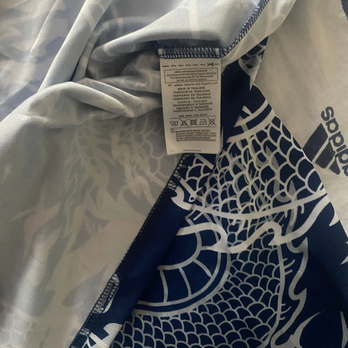 Real Madrid x Adidas blå draktröja S - 4