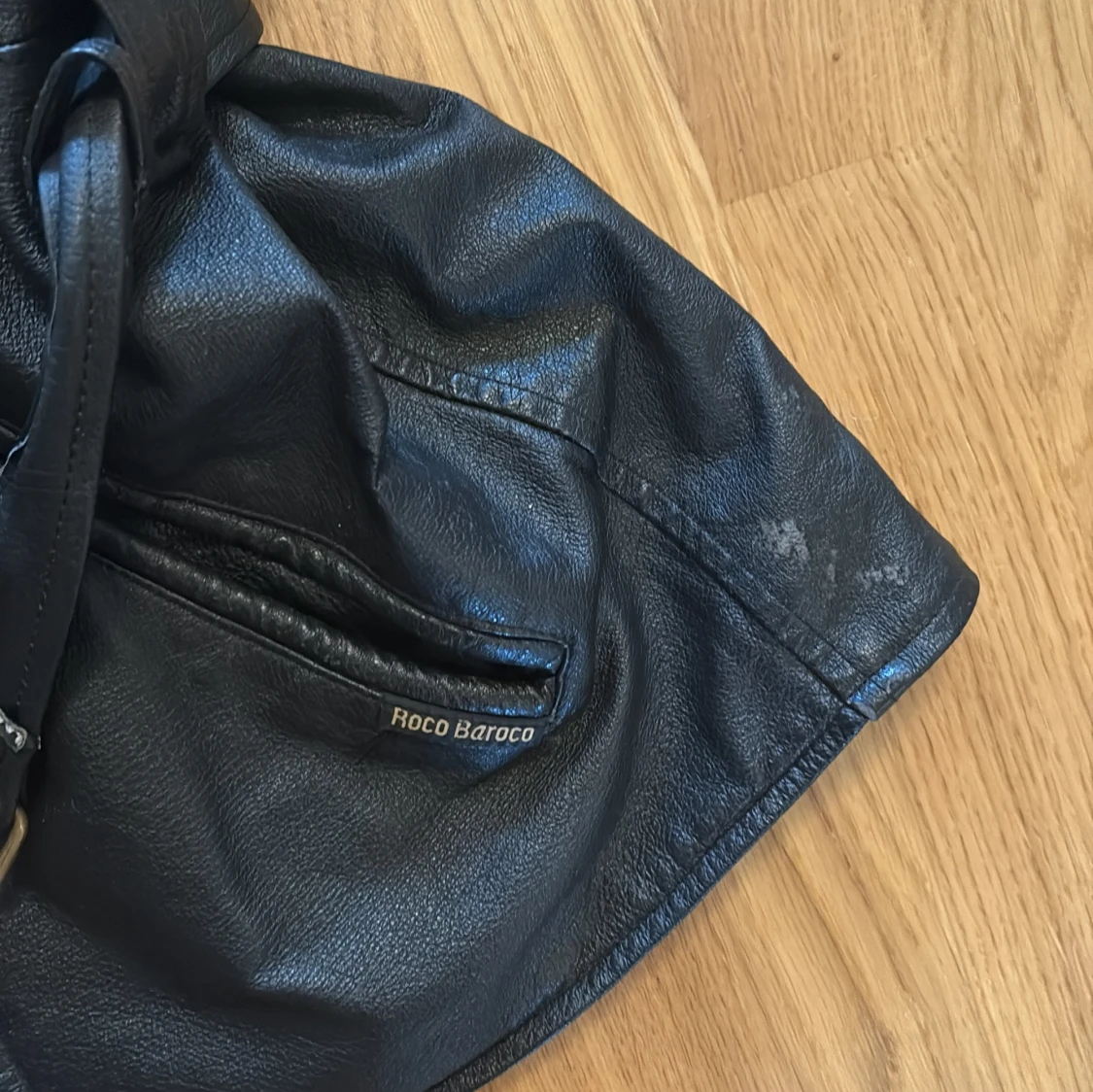 Svart skinnjacka - 3