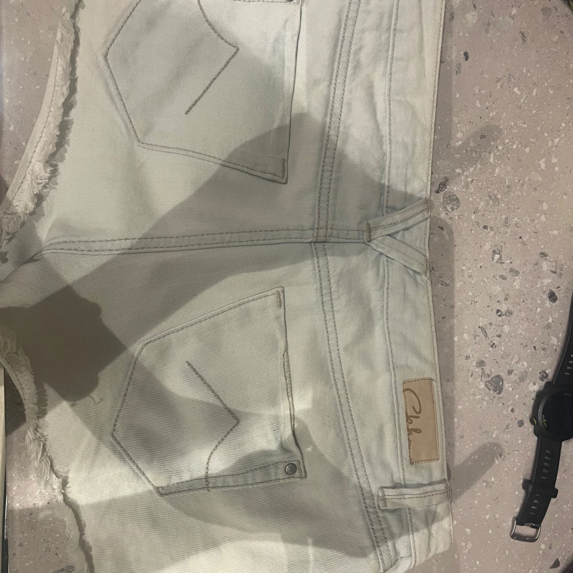 Vita jeansshorts