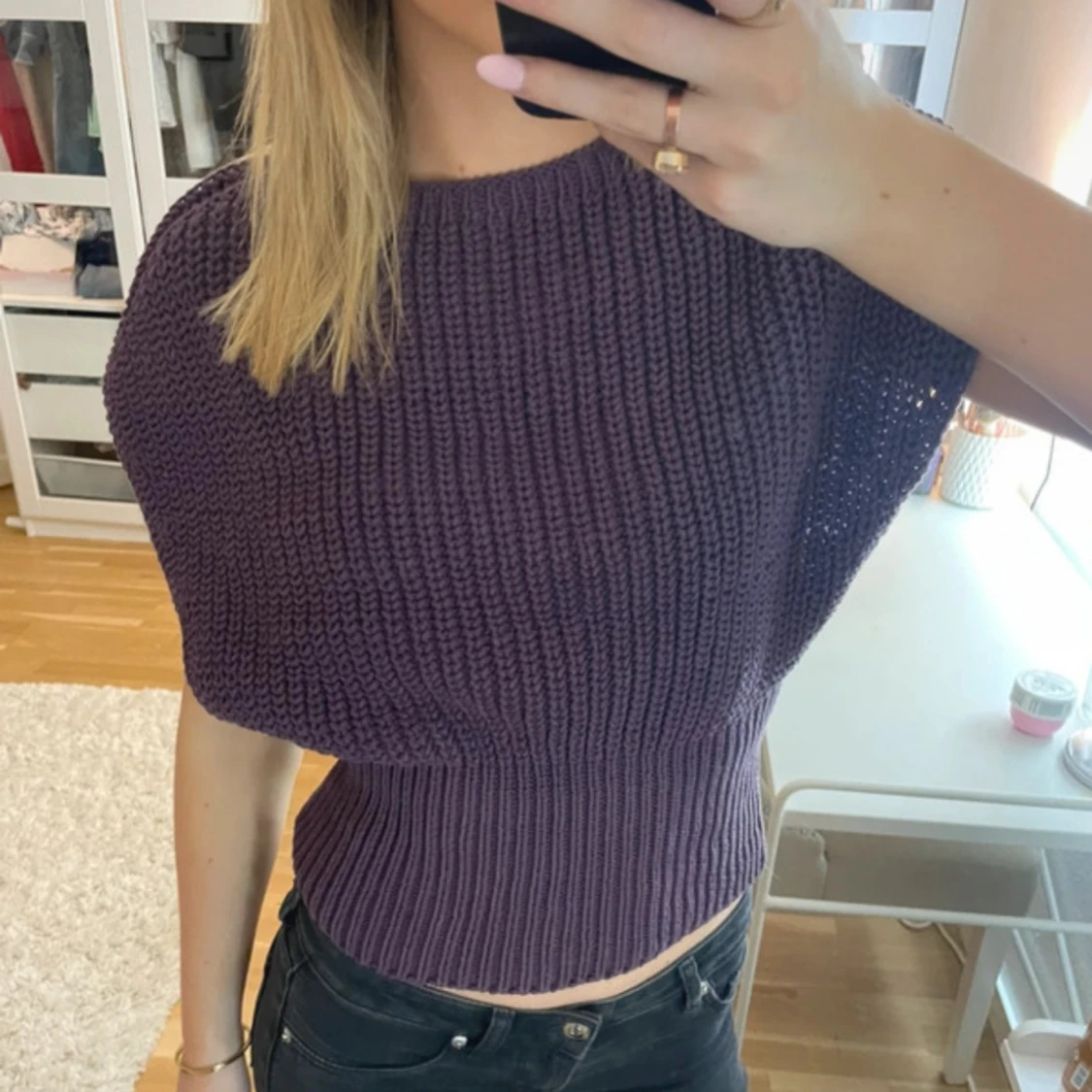 Virkad/stickad tröja - 2