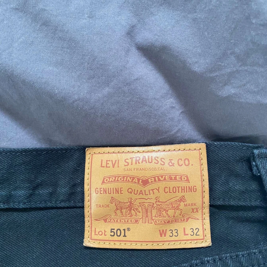 Svarta Levi's 501 jeans - 2
