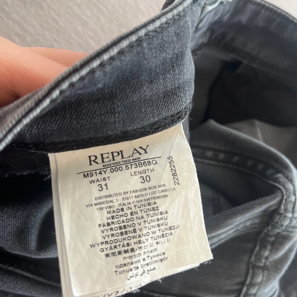 Replay Anbass Mörkgrå Jeans - 2