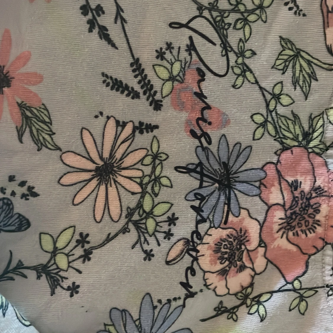 Magtröja Blommig hoodie från Ellos - 1