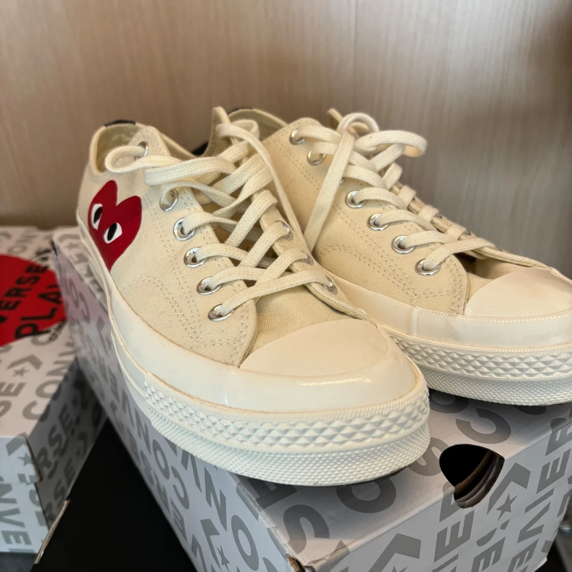 Converse x Comme des Garçons Play vita sneakers - 3