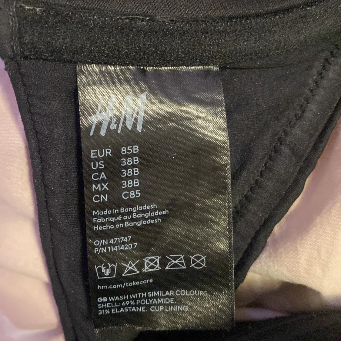 Svart bh från H&M - 2