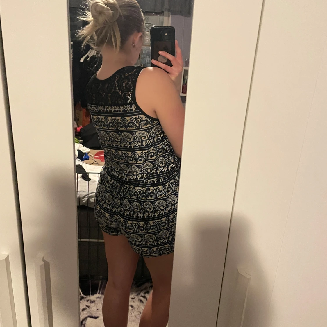 Mönstrad jumpsuit - 1