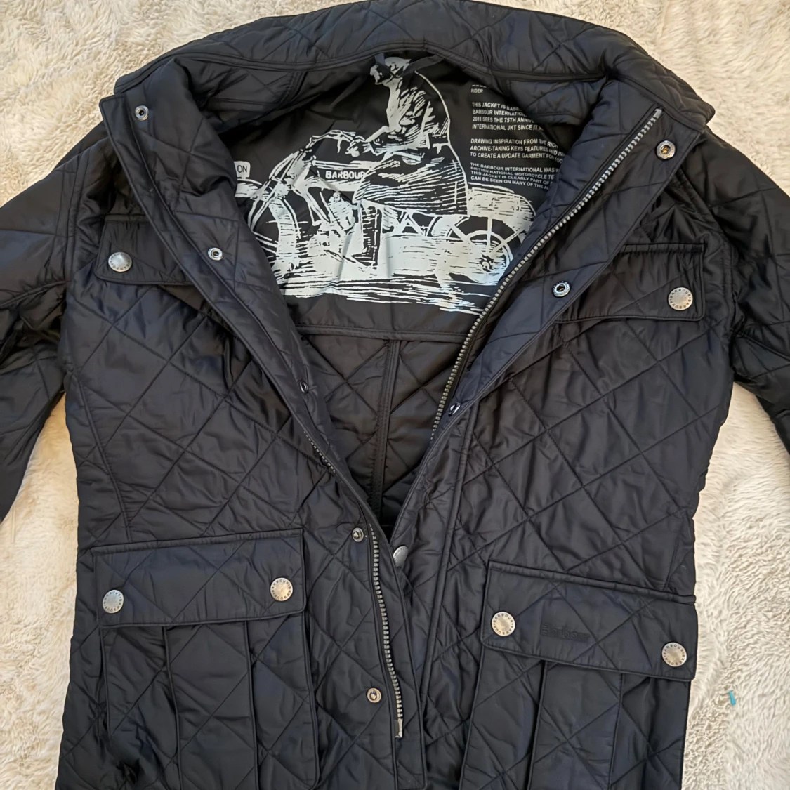 Barbour Quiltad Jacka - 3