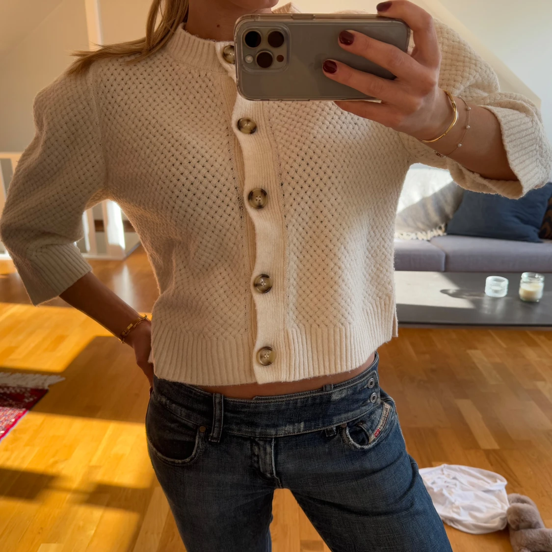 Såå fin stickad kofta - 1