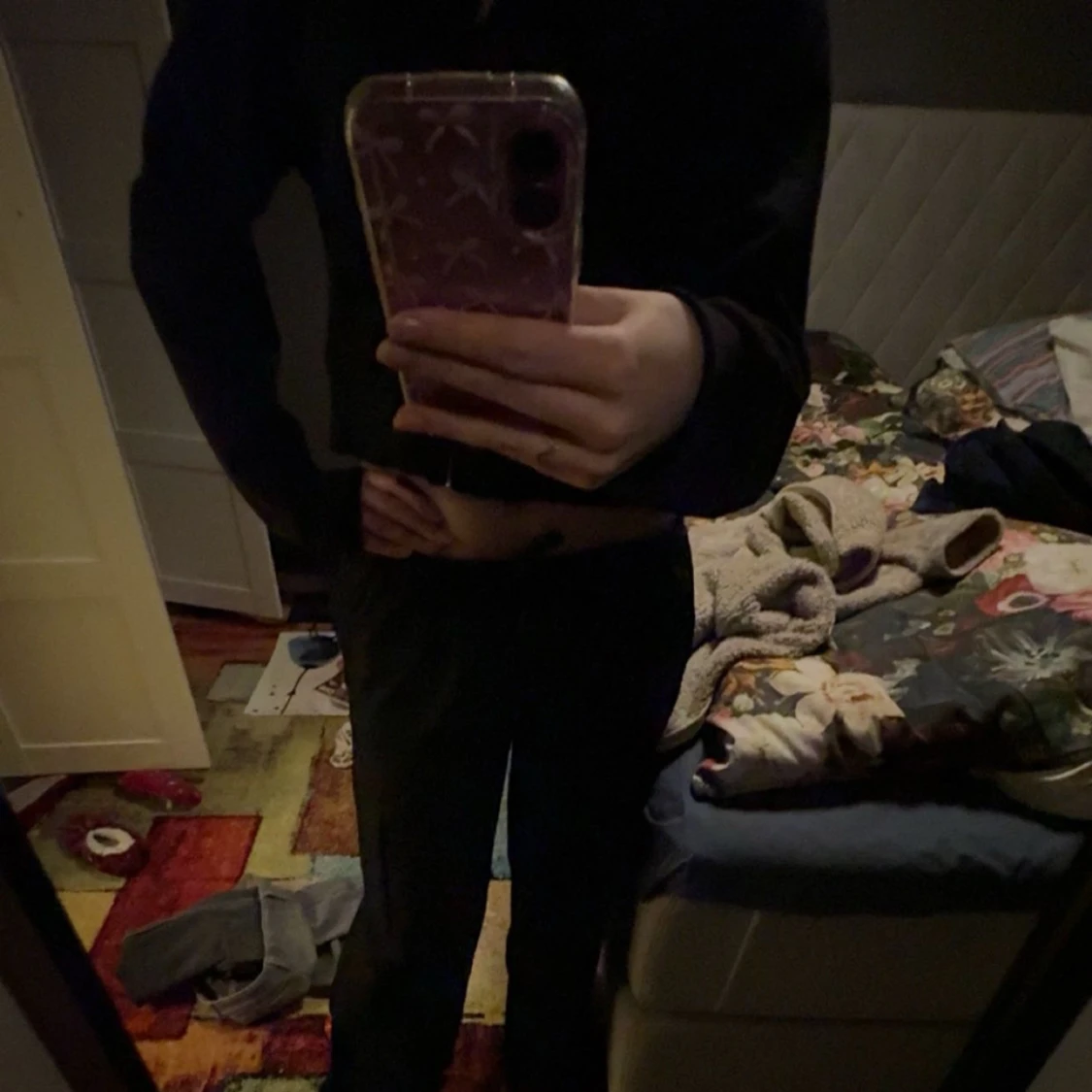 Svarta cargopants från Shein