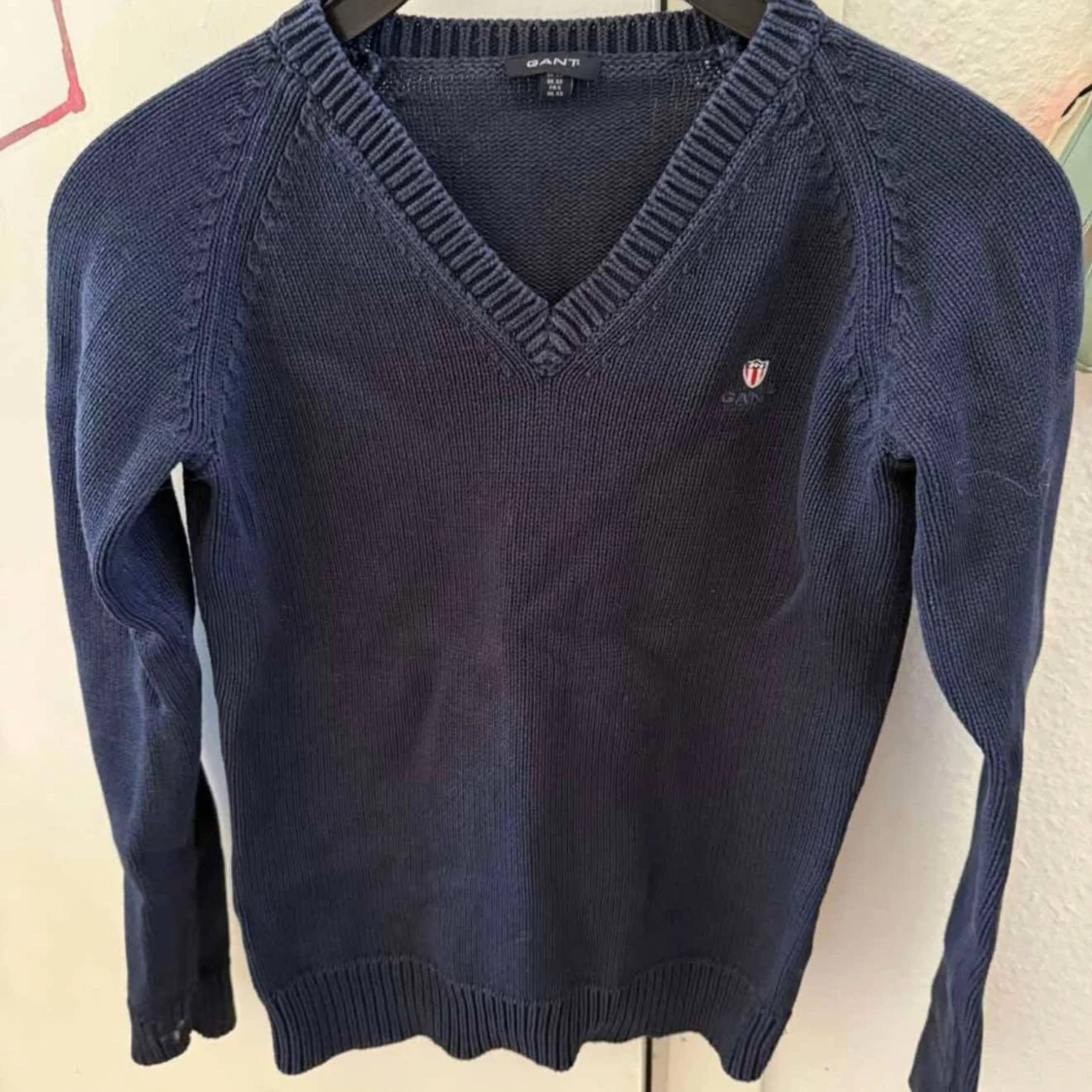 Rosa kabelstickad tröja från GANT - 2