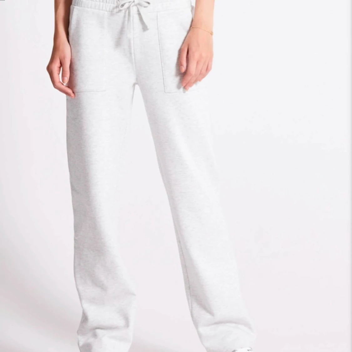 Ljusgrå mjukisbyxor