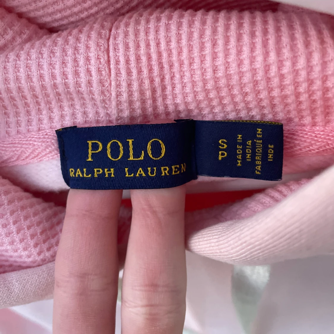 Ljusrosa hoodie från Polo Ralph Lauren - 2