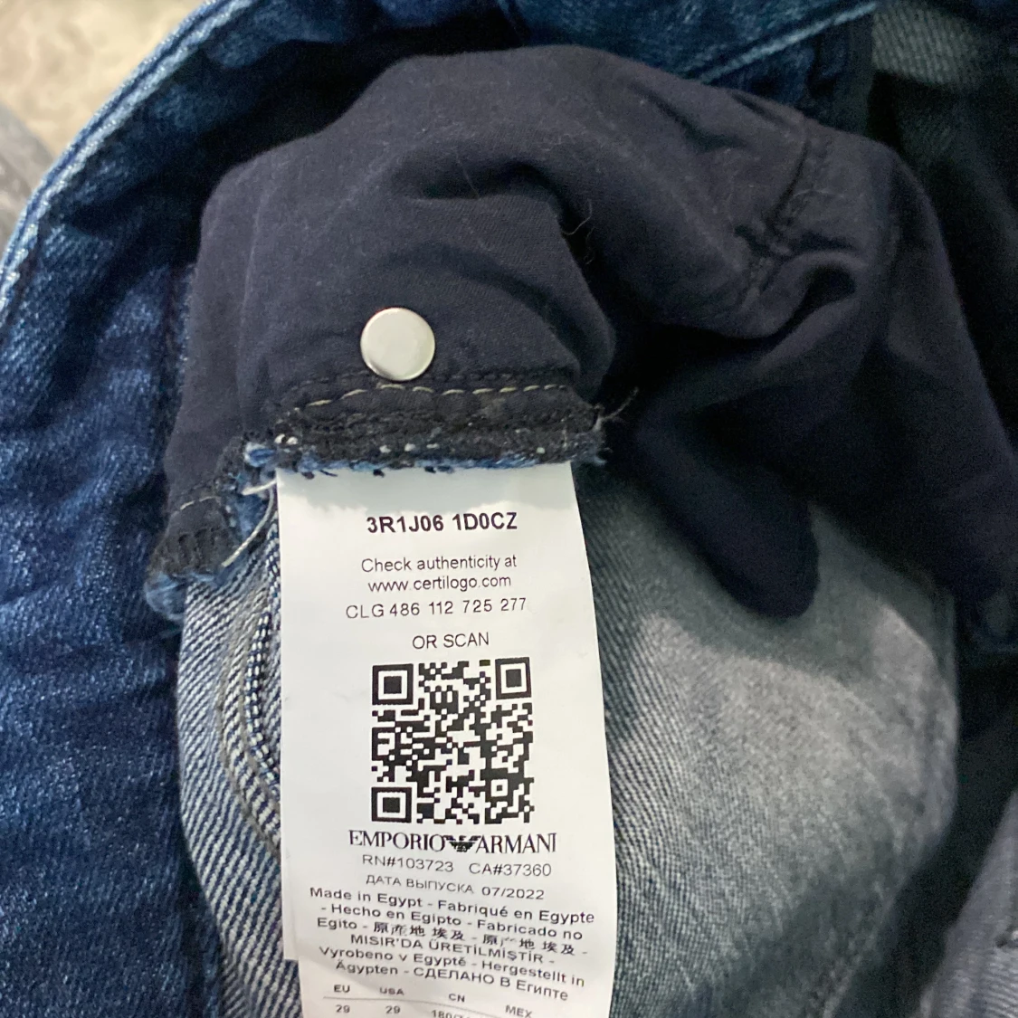 Blå jeans från Emporio Armani - 4