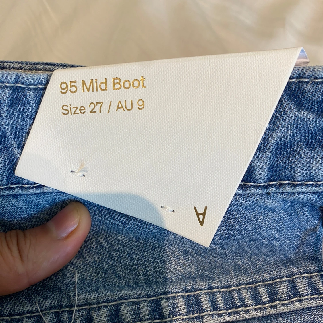 Blå bootcut jeans 95 Mid Boot - 3