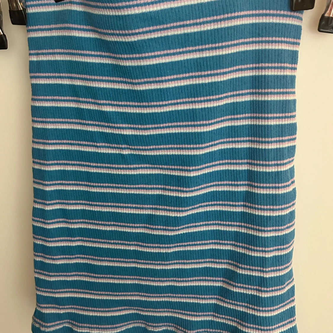 Blå- och vitrandig ribbad topp från MANGO - 2