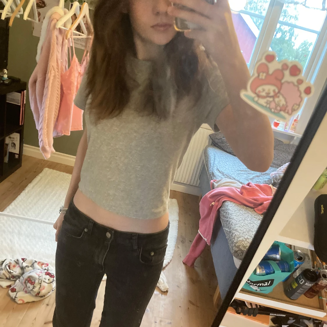 Grå t-Shirt från gina - 1